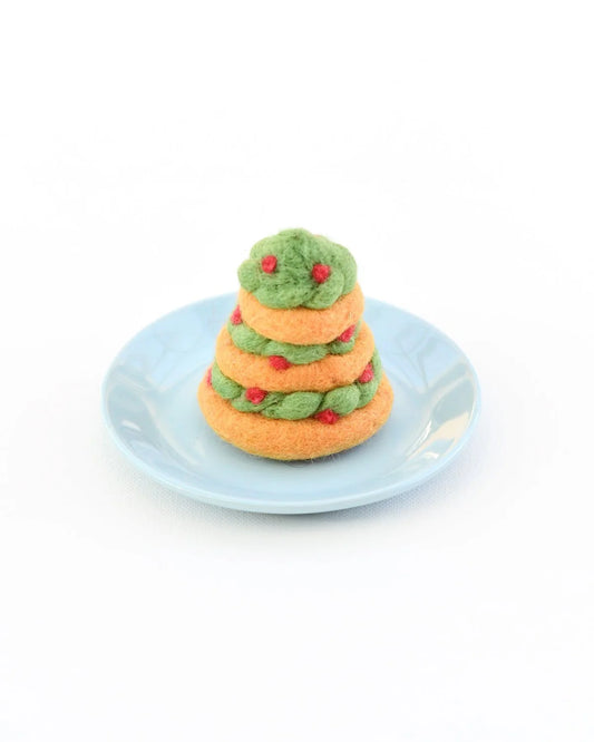 Tara Treasures - Felt Christmas Tree Cookie