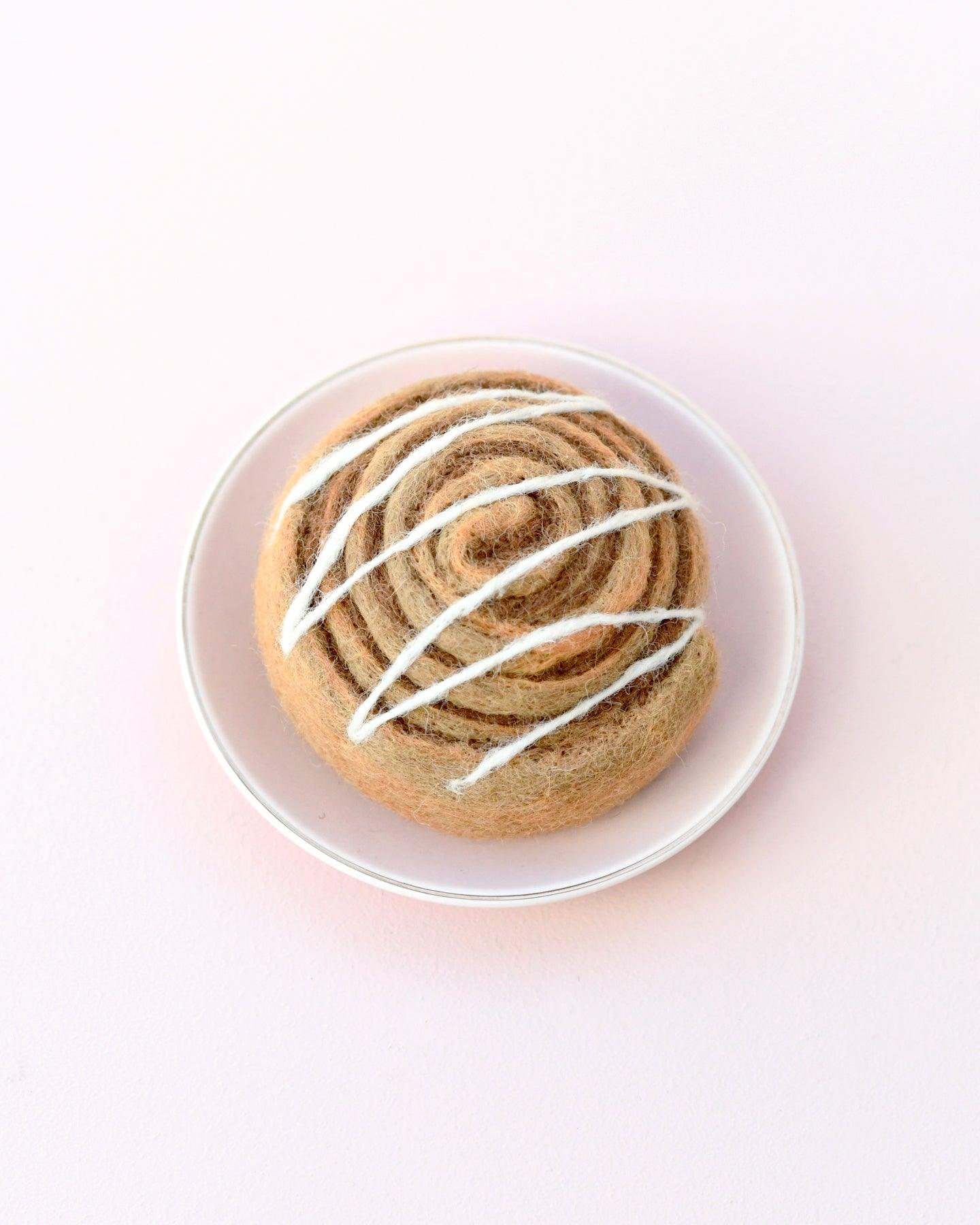 Tara Treasures Felt Cinnamon Roll - Cheeky Junior