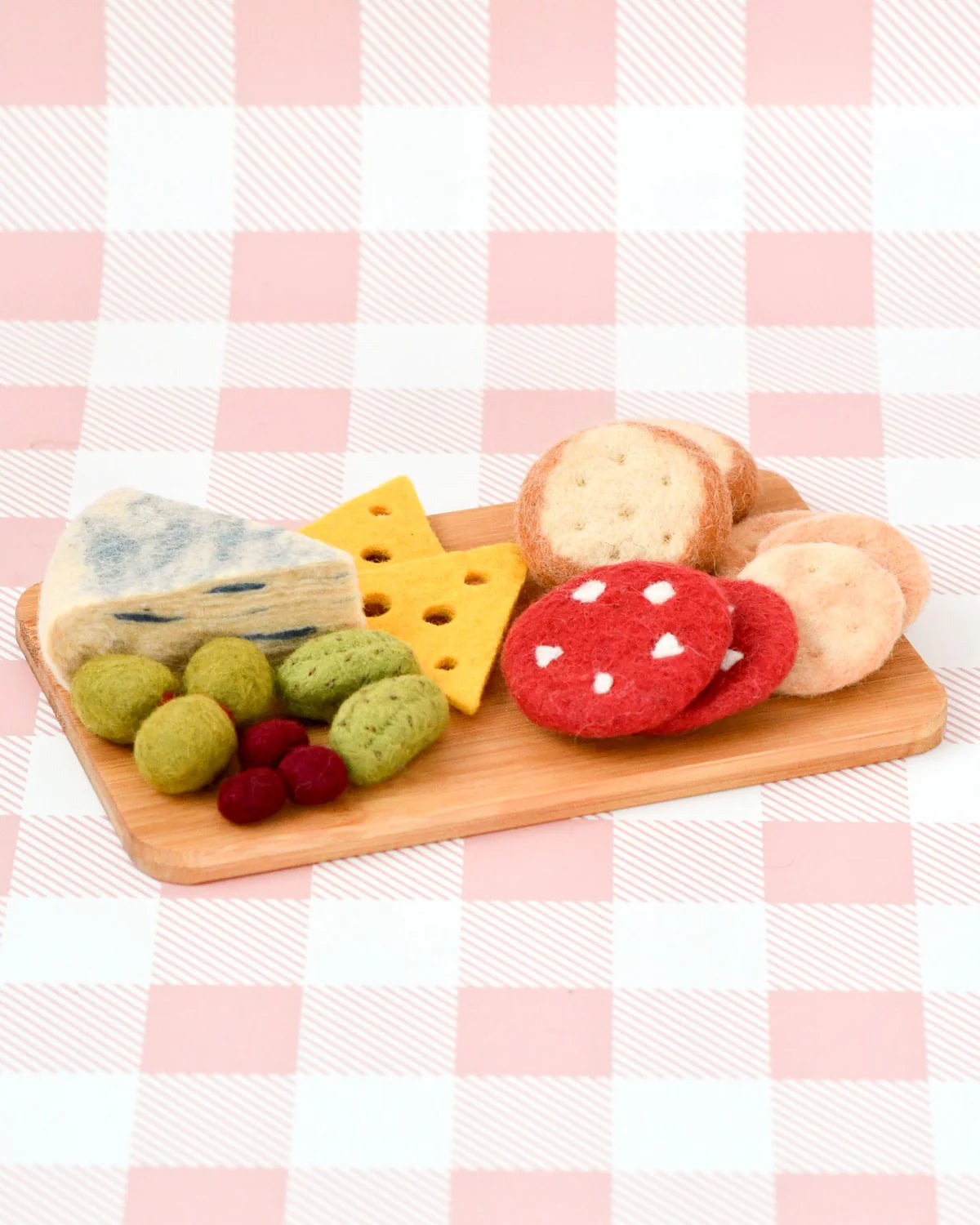 Tara Treasures - Felt Charcuterie Cheese Platter Play Food Set
