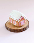 Load image into Gallery viewer, Tara Treasures - Felt Pink Gingerbread House
