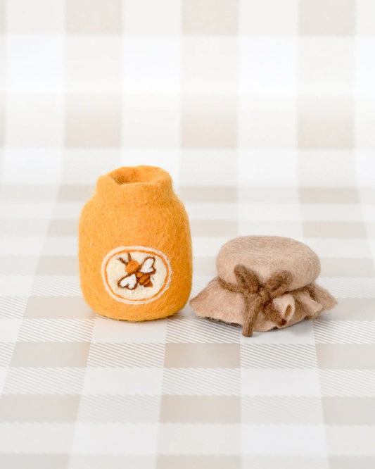 Tara Treasures - Felt Honey Jar