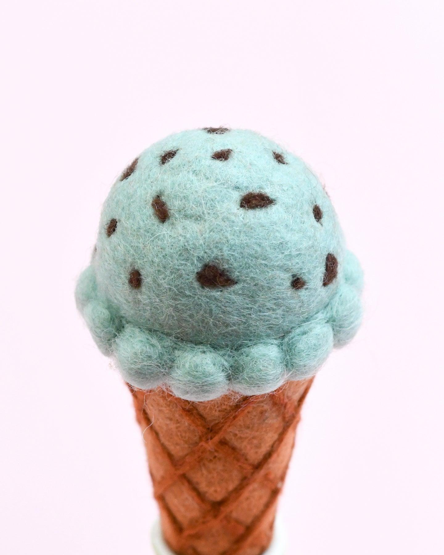 Tara Treasures Felt Mini Chocolate Chip Ice Cream - Cheeky Junior