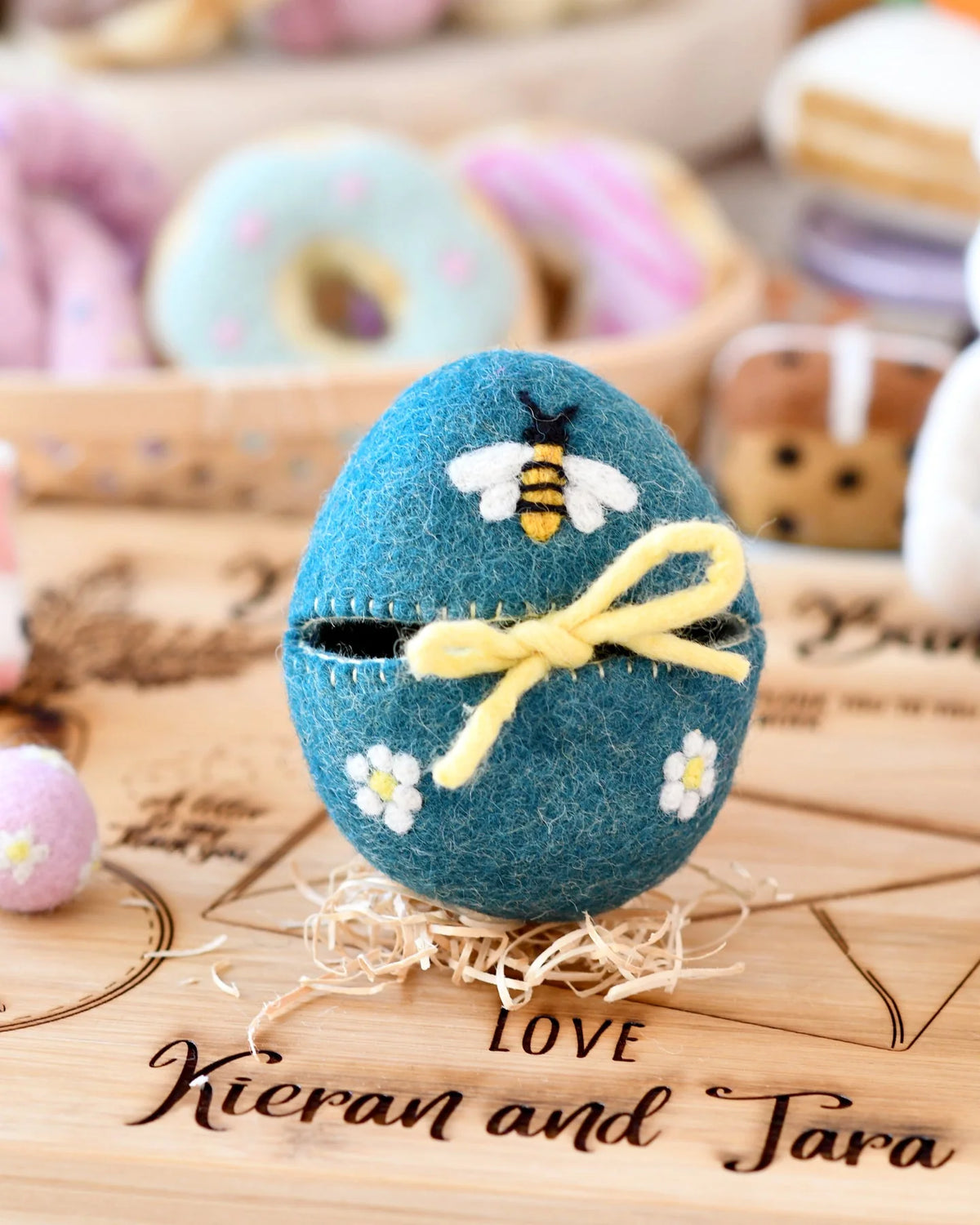Tara Treasures Felt Egg Cover - Cheeky Junior