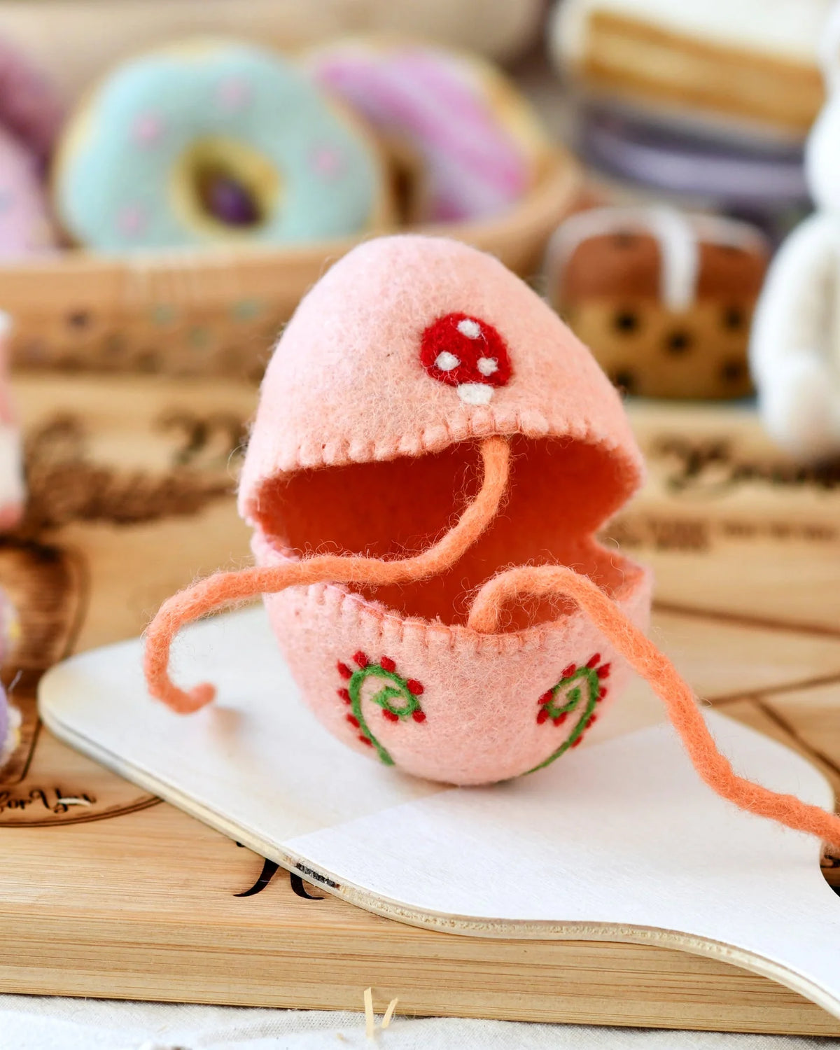 Tara Treasures Felt Egg Cover - Cheeky Junior
