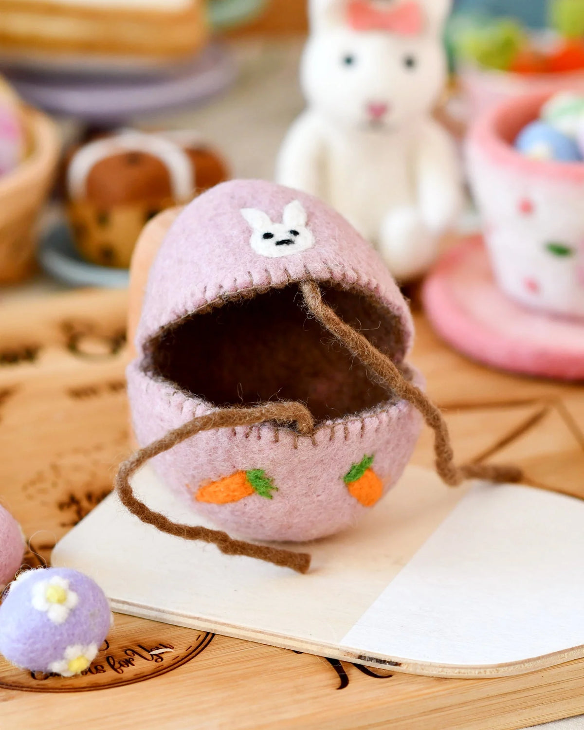 Tara Treasures Felt Egg Cover - Cheeky Junior