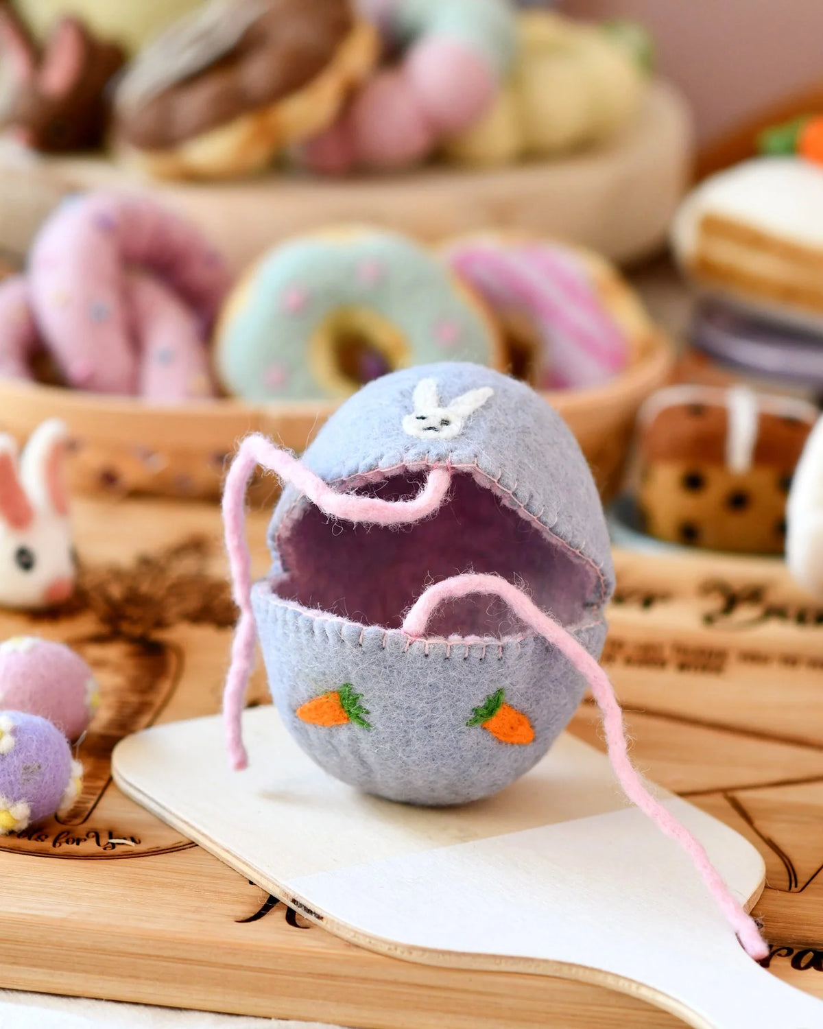 Tara Treasures Felt Egg Cover - Cheeky Junior