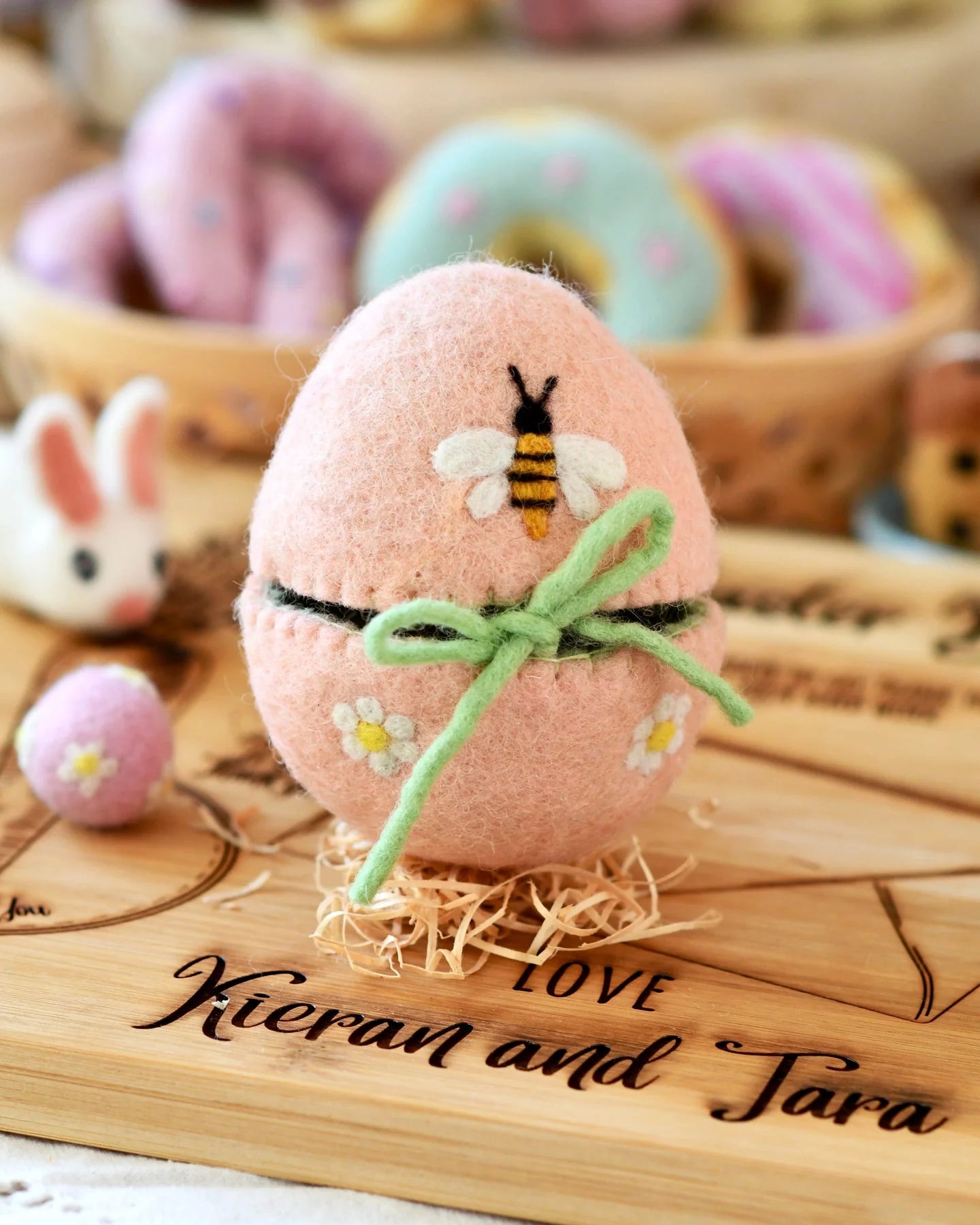 Tara Treasures Felt Egg Cover - Cheeky Junior