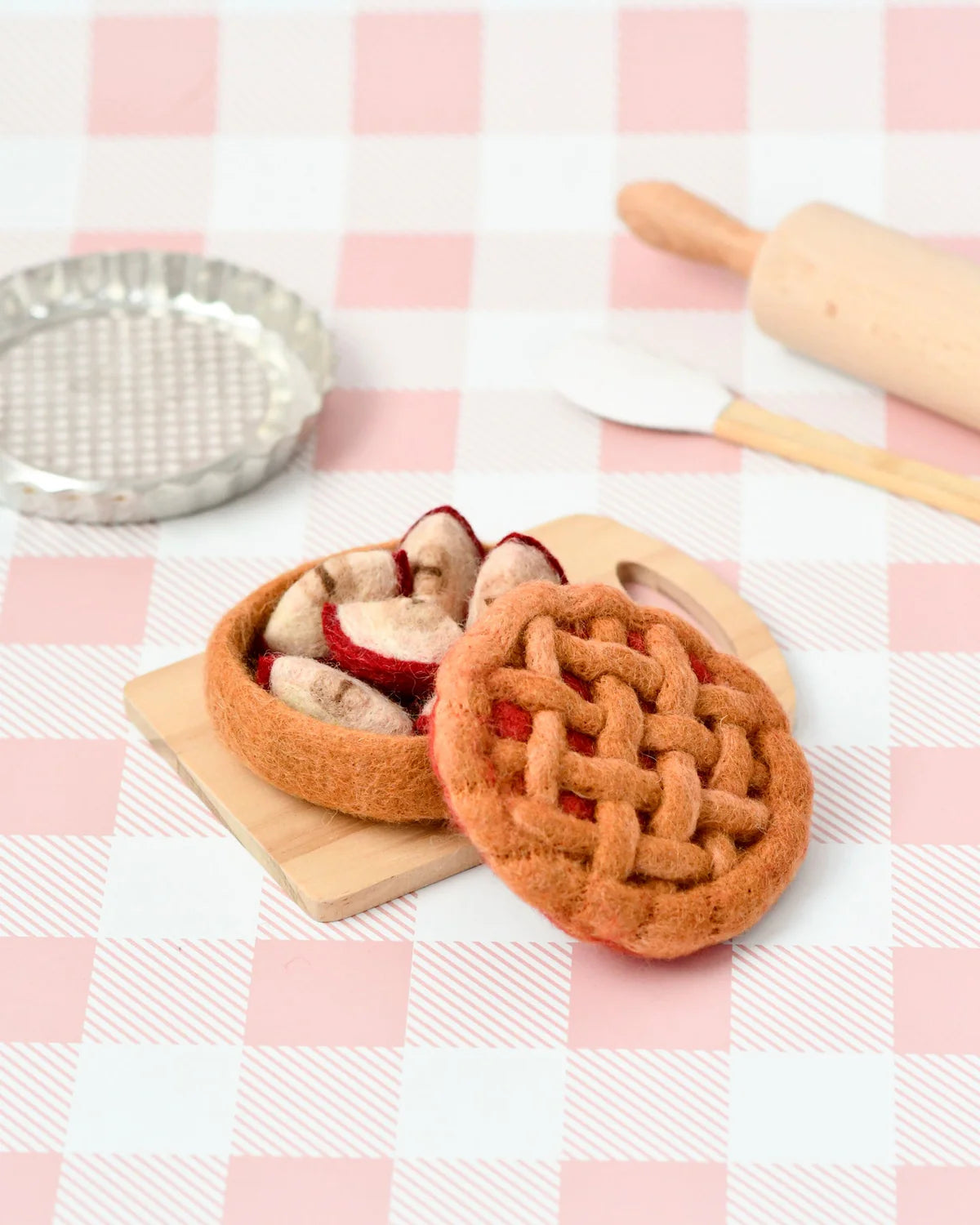 Tara Treasures - Felt Apple Pie Set