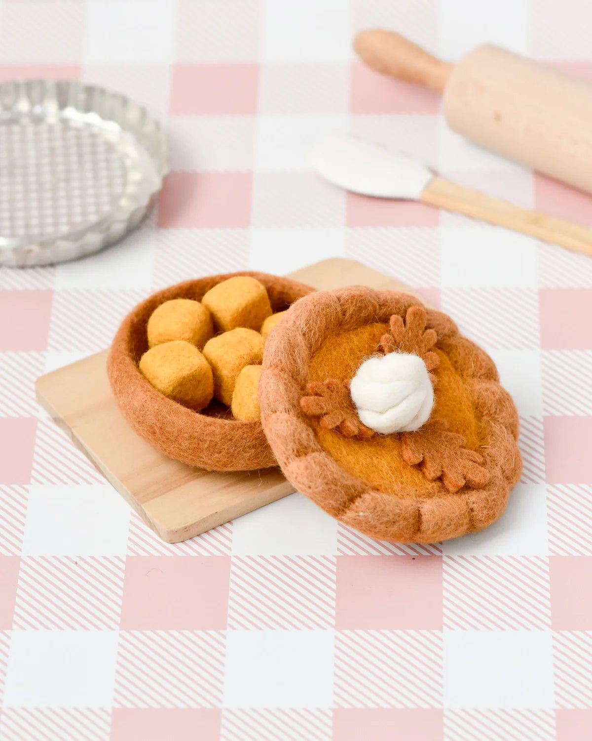 Tara Treasures - Felt Pumpkin Pie Set