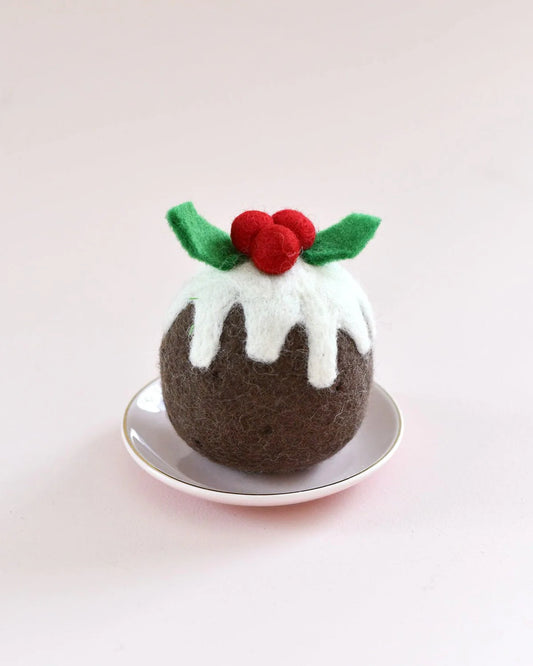 Tara Treasures - Felt Christmas Pudding (Tall)