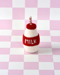 Load image into Gallery viewer, Tara Treasures - Felt Santa's Milk Bottle
