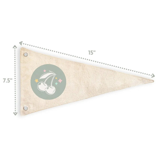 Cherrypick - Long Live Boyhood Canvas Pennant Flag