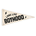 Load image into Gallery viewer, Cherrypick - Long Live Boyhood Canvas Pennant Flag
