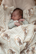 Load image into Gallery viewer, Pop Ya Tot - Ted and Duck Swaddle Wrap

