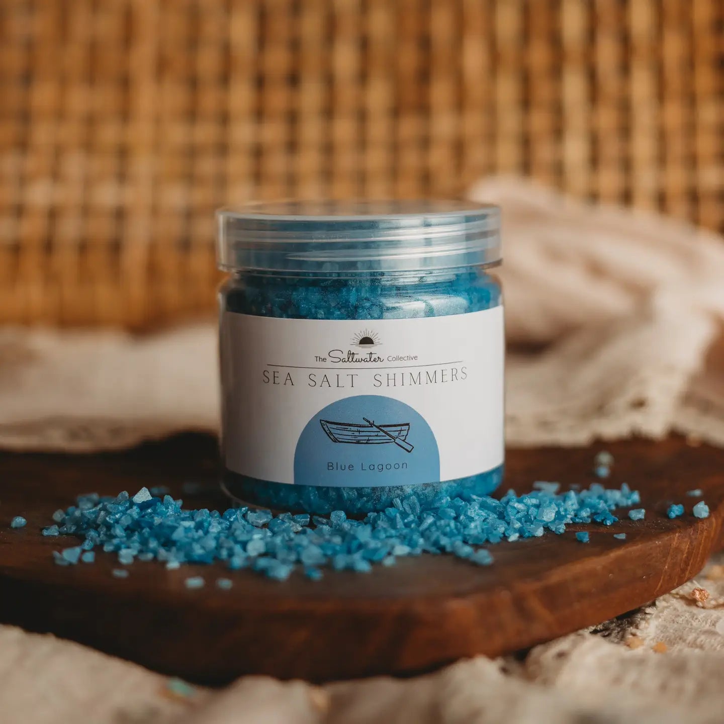 The Saltwater Collective - Sea Salt Shimmer Blue Lagoon 200g