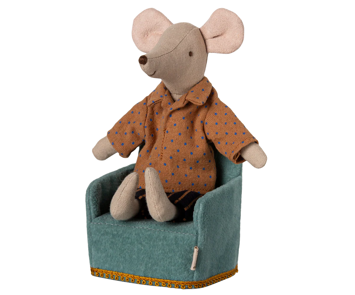 Maileg - Folding Chair for Mouse Mint