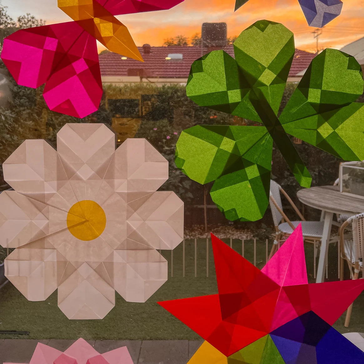 Mercurius - Window Star Folding Paper (16cm x 16cm) 40gsm 100 sheet Wax-like Kite Paper