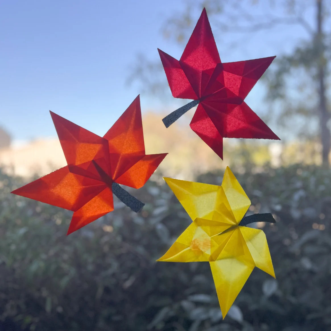 Mercurius - Window Star Folding Paper (16cm x 16cm) 40gsm 100 sheet Wax-like Kite Paper