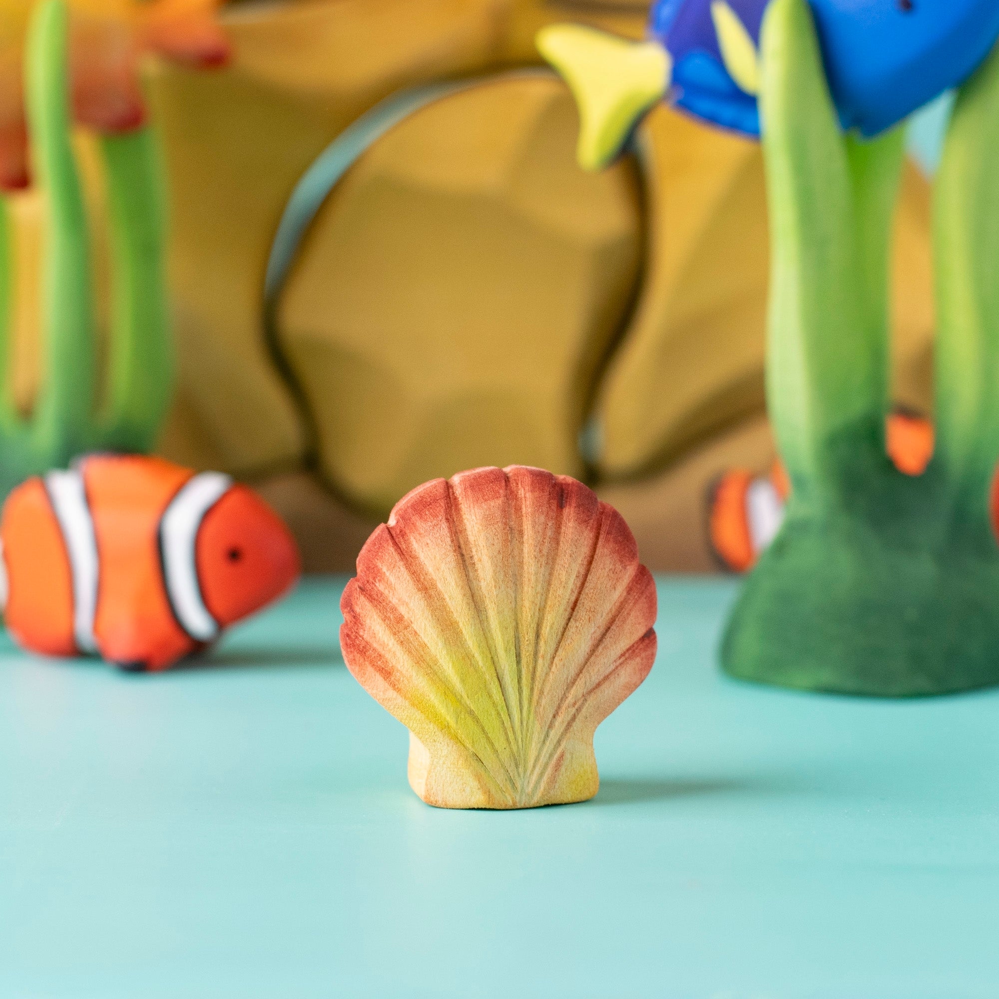 Bumbu Toys - Orange Seashell