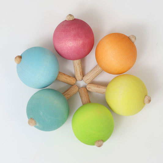 Grimm's - Spinning Tops Set of 6 Pastel