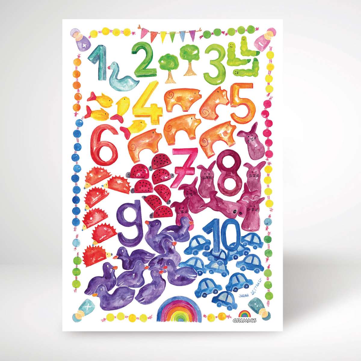 Grimm's - Art Print World of Numbers