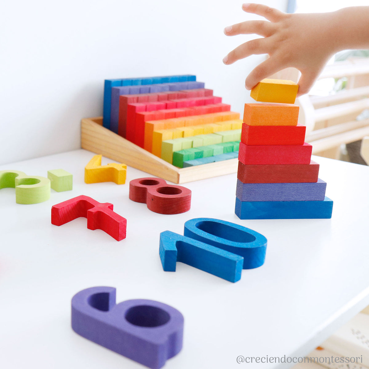 Grimm's - Stepped Counting Blocks Small