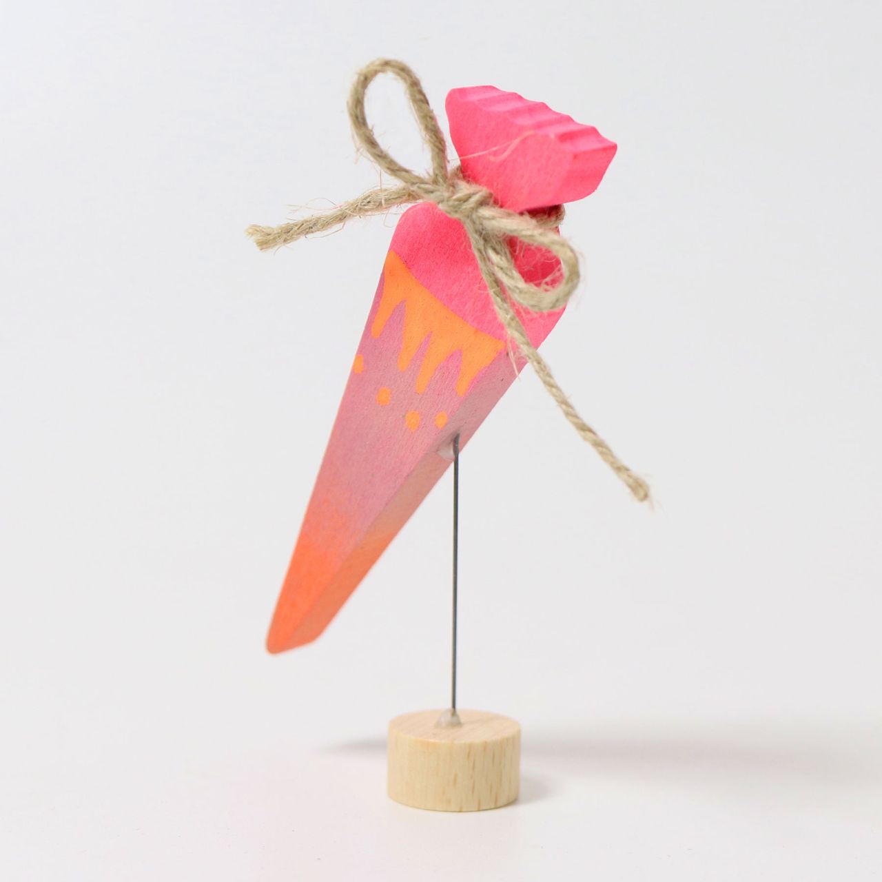 Grimm's Celebrations - School Cone Neon Pink