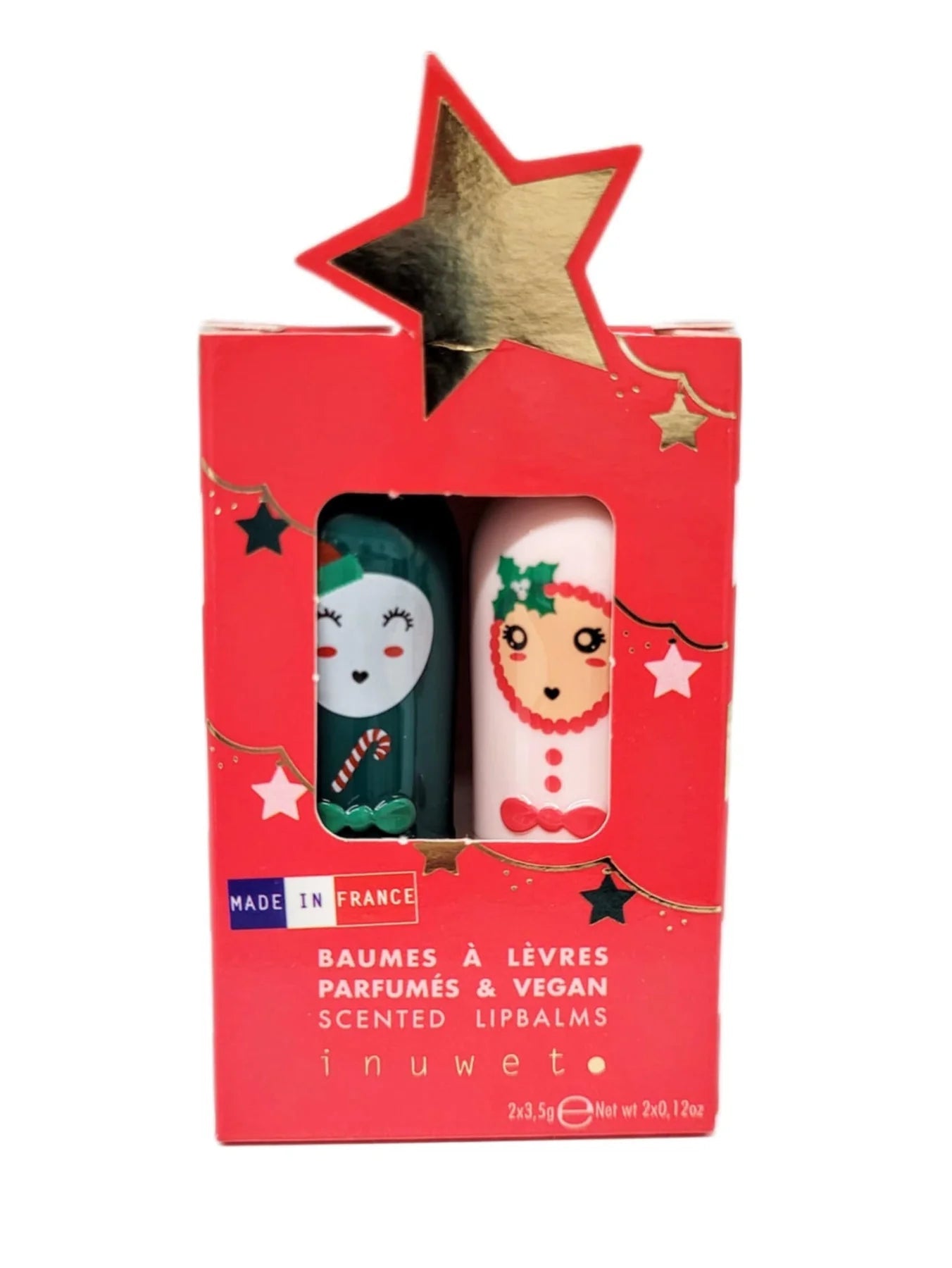 Inuwet - Lip Balms Duo Stars