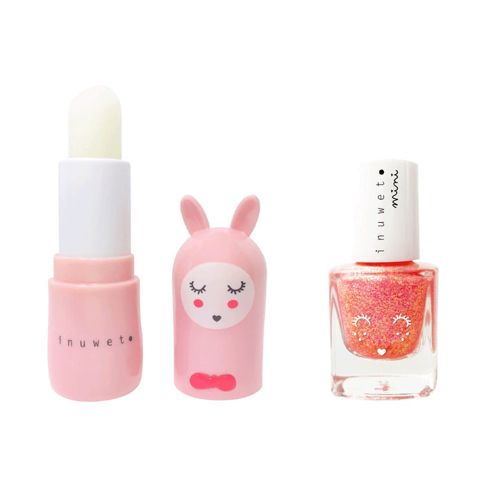 Inuwet - Duo Lip Balm and Nail Polish Strawberry