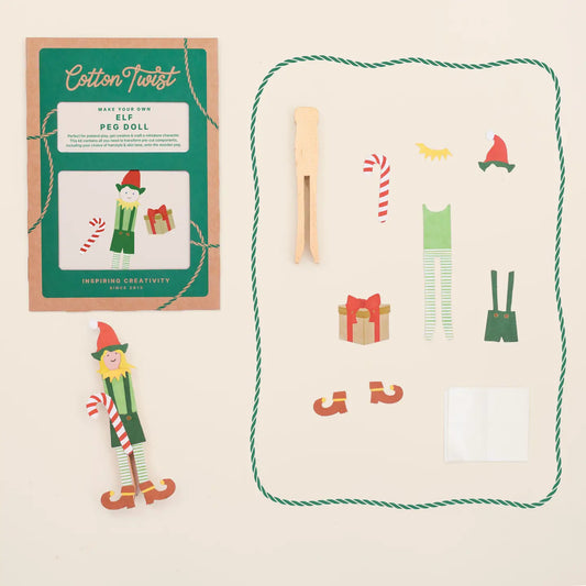 Cotton Twist - Make Your Own Elf Peg Doll