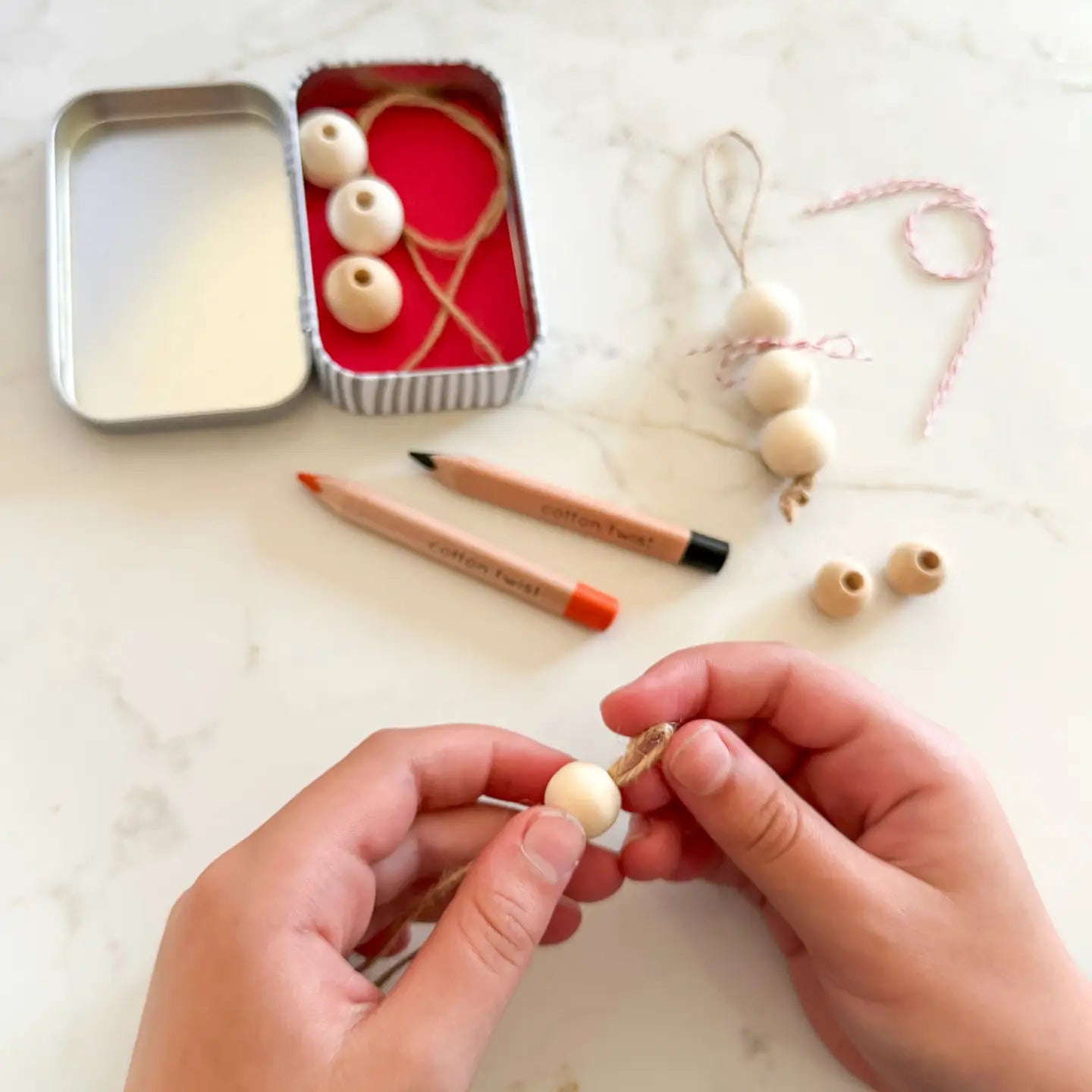 Cotton Twist - Make Your Own Snowman Decorations