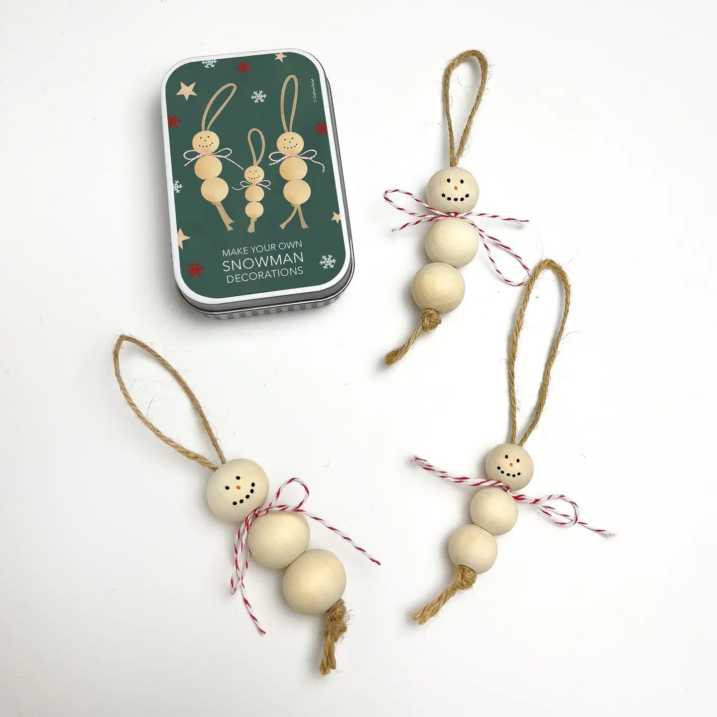 Cotton Twist - Make Your Own Snowman Decorations