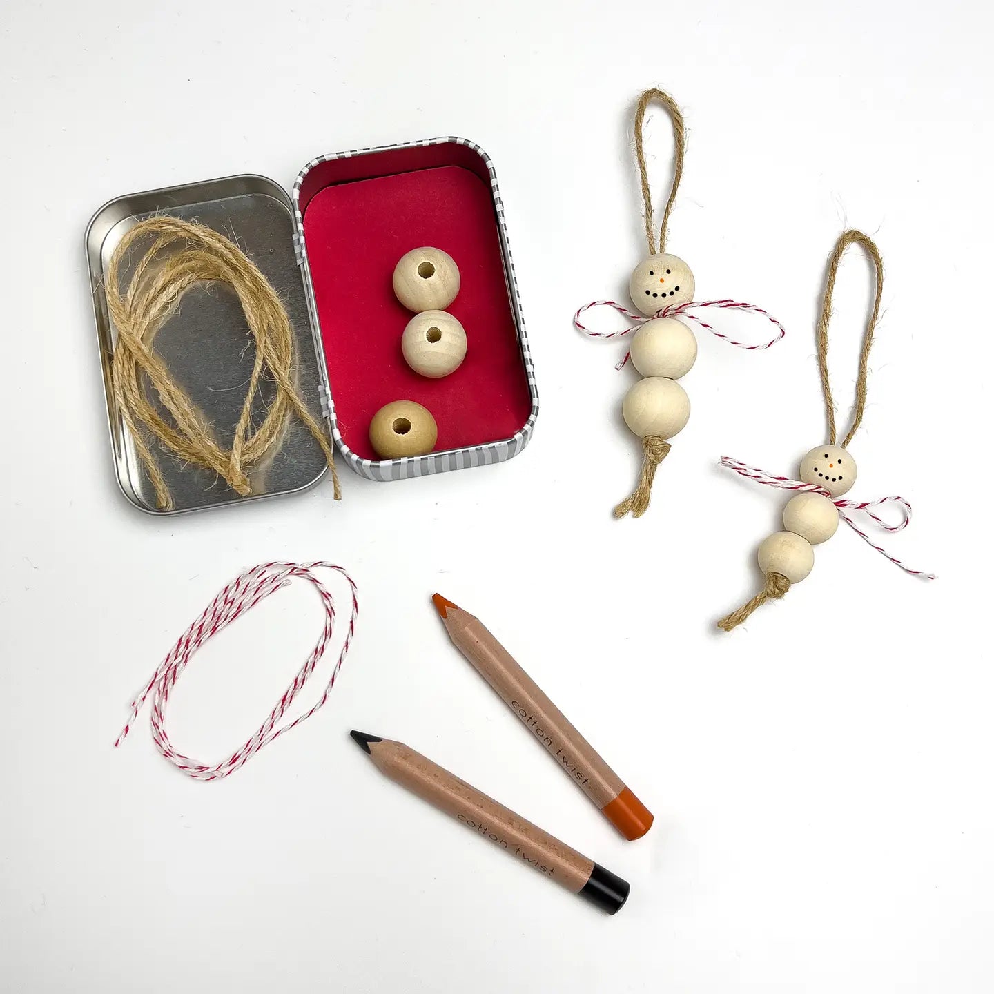 Cotton Twist - Make Your Own Snowman Decorations