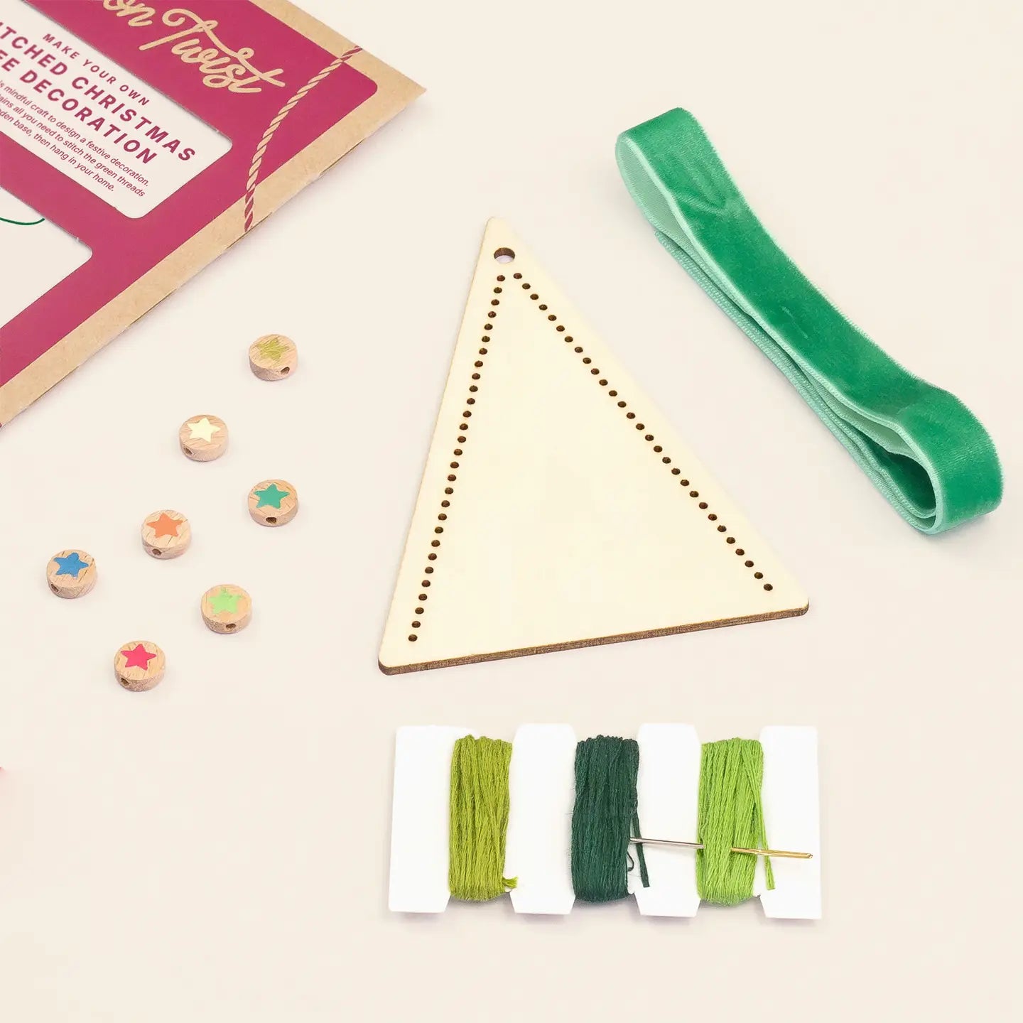 Cotton Twist - Make Your Own Stitched Christmas Tree Decorations