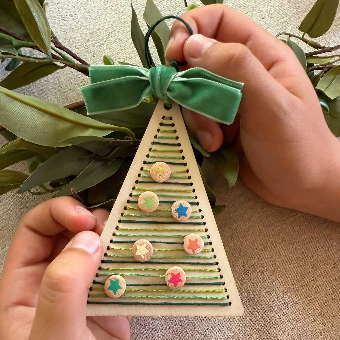 Cotton Twist - Make Your Own Stitched Christmas Tree Decorations