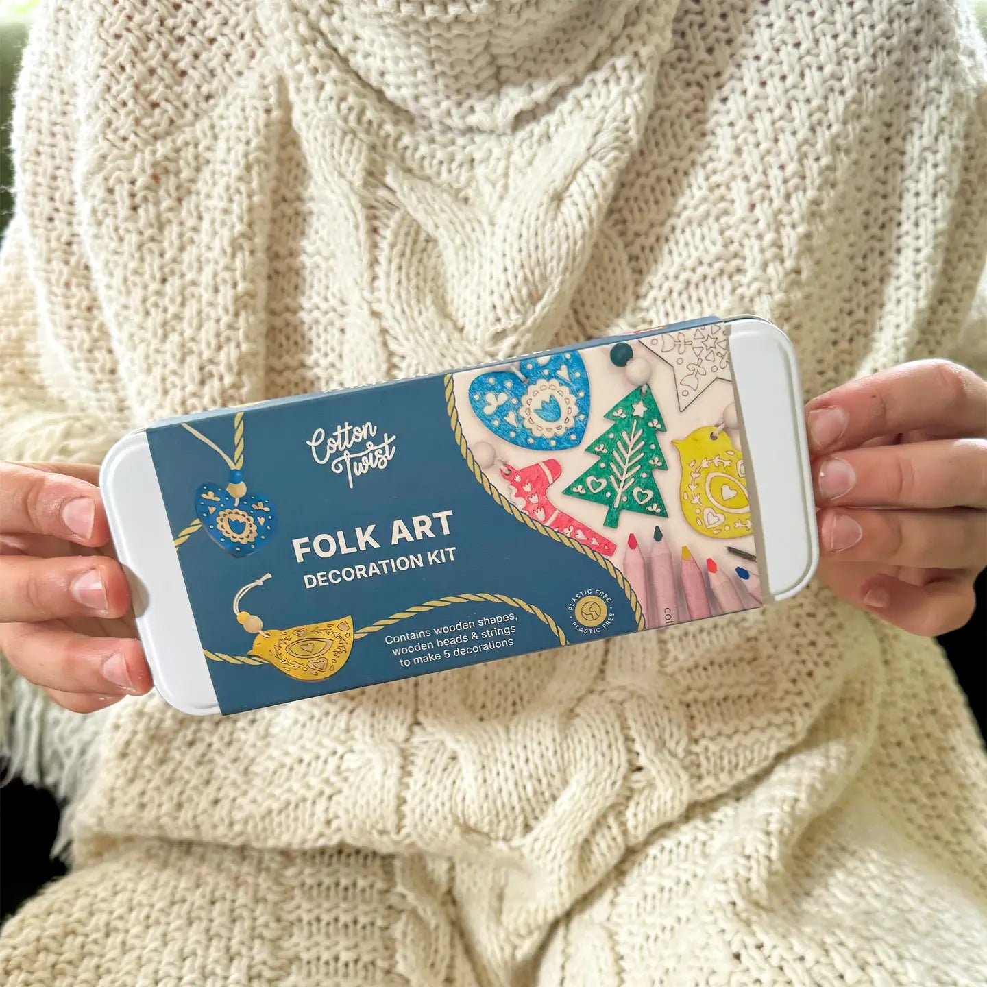 Cotton Twist - Make Your Own Folk Art Decoration Kit