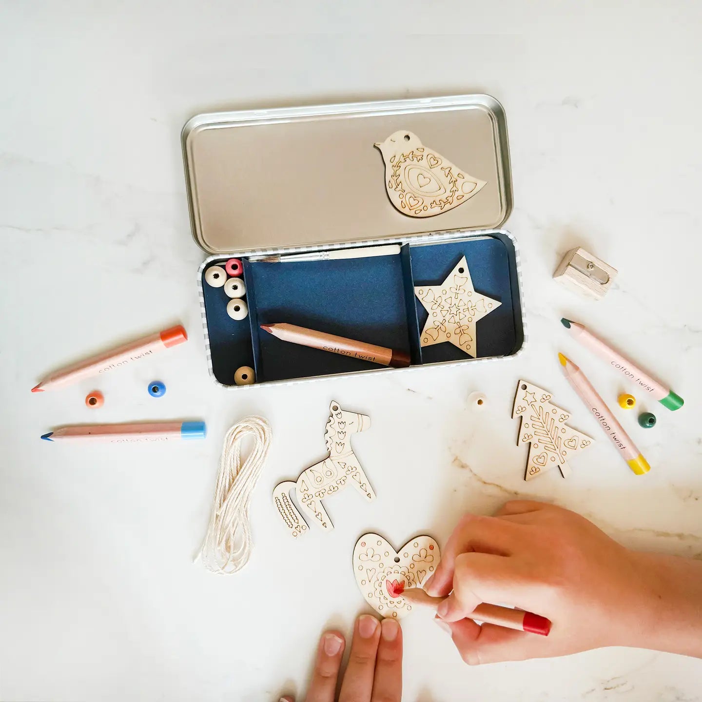 Cotton Twist - Make Your Own Folk Art Decoration Kit