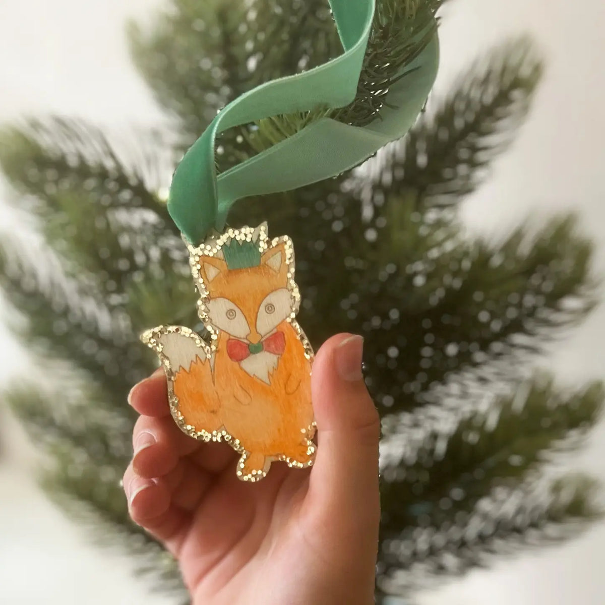 Cotton Twist - Make Your Own Christmas Fox Keyring