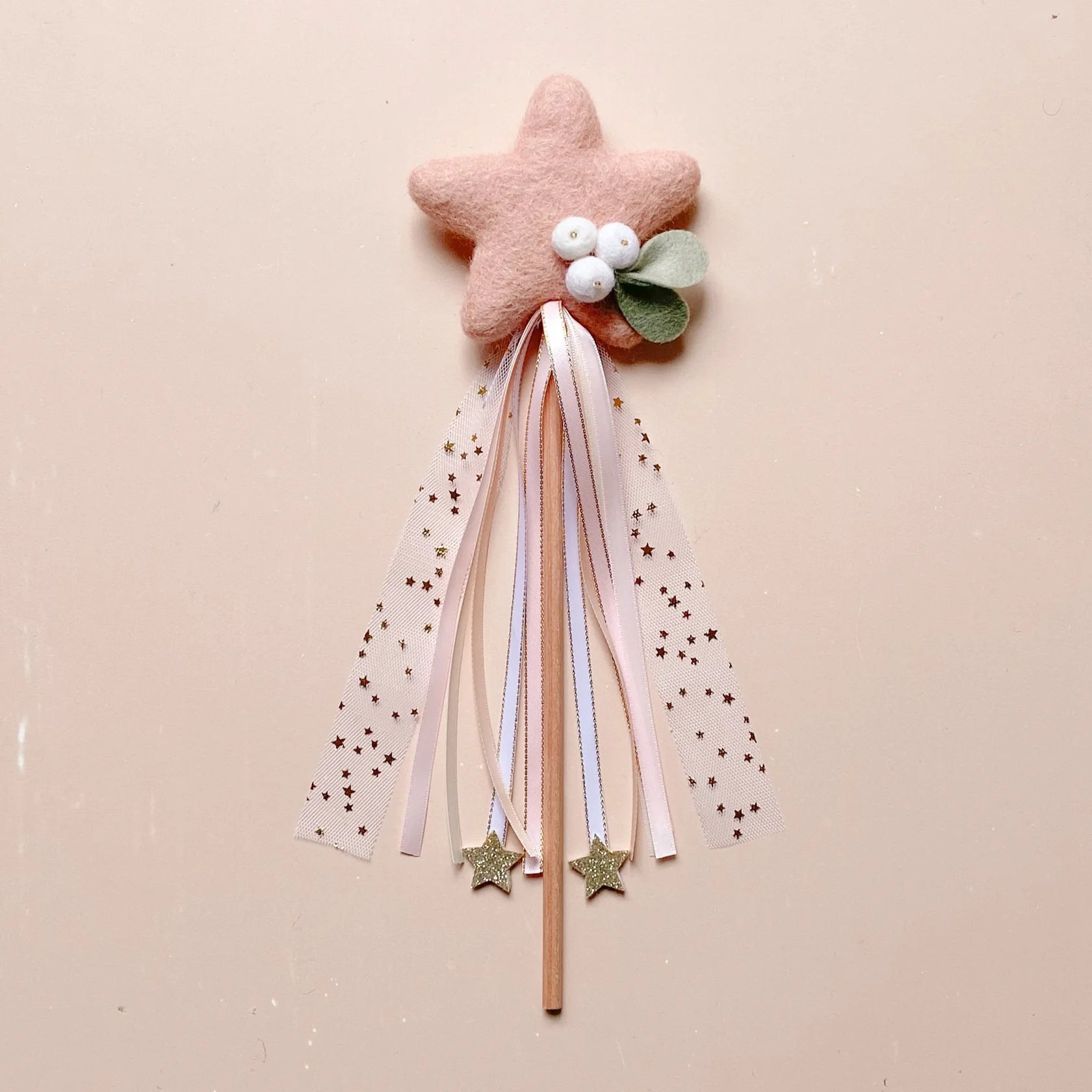 Kirei Handmade - Christmas Star with Mistletoe Wand PRE-ORDER ETA Mid December
