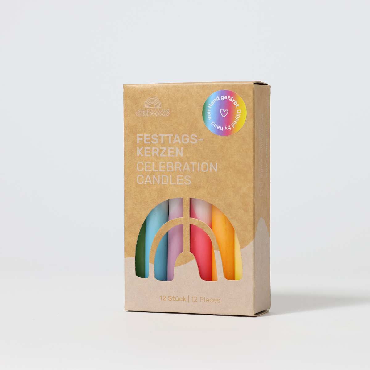 Grimm's Celebrations - Candles Dip Dye Rainbow