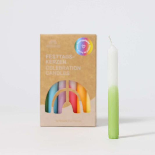 Grimm's Celebrations - Candles Dip Dye Rainbow