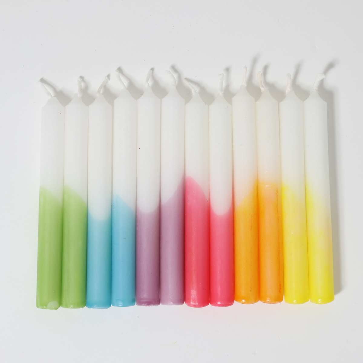 Grimm's Celebrations - Candles Dip Dye Rainbow