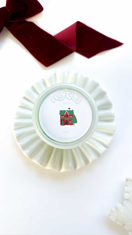 Play Clay - Green Swirl Christmas House 130g