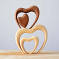 Load image into Gallery viewer, Bumbu Toys - Stacked Heart

