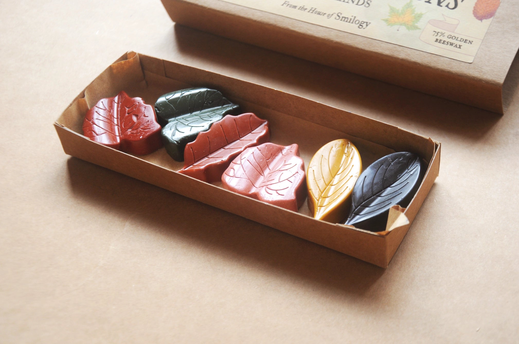 Smilogy - Beeswax Woodland Crayons Set of 6