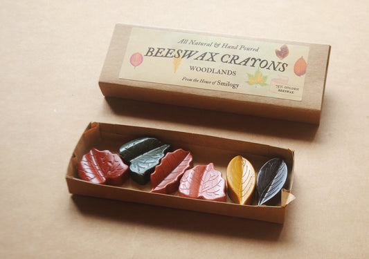 Smilogy - Beeswax Woodland Crayons Set of 6 PRE-ORDER ETA Early January