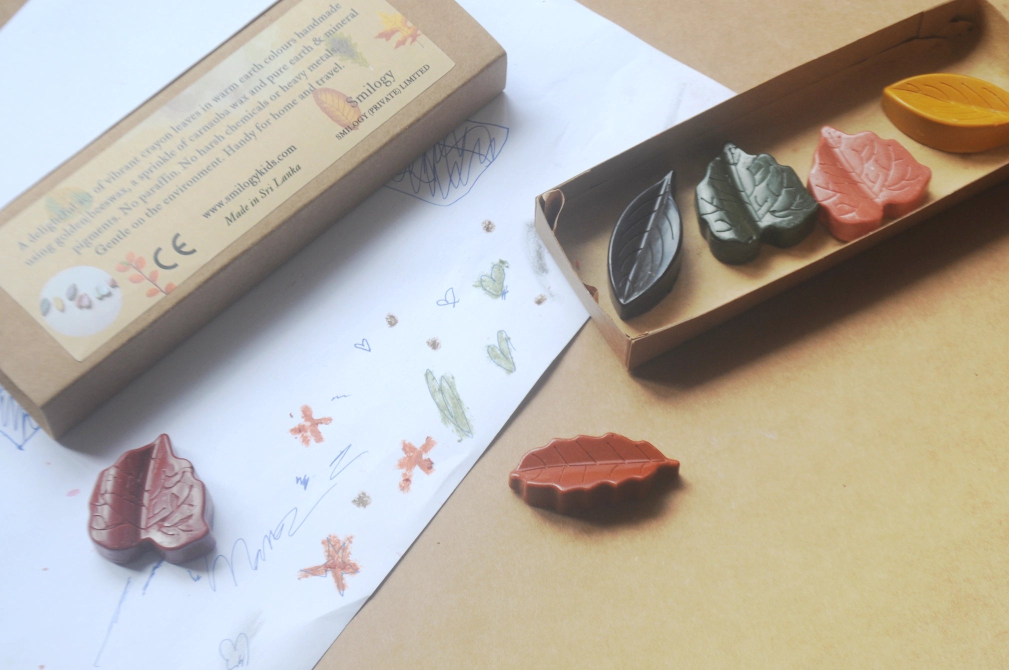 Smilogy - Beeswax Woodland Crayons Set of 6