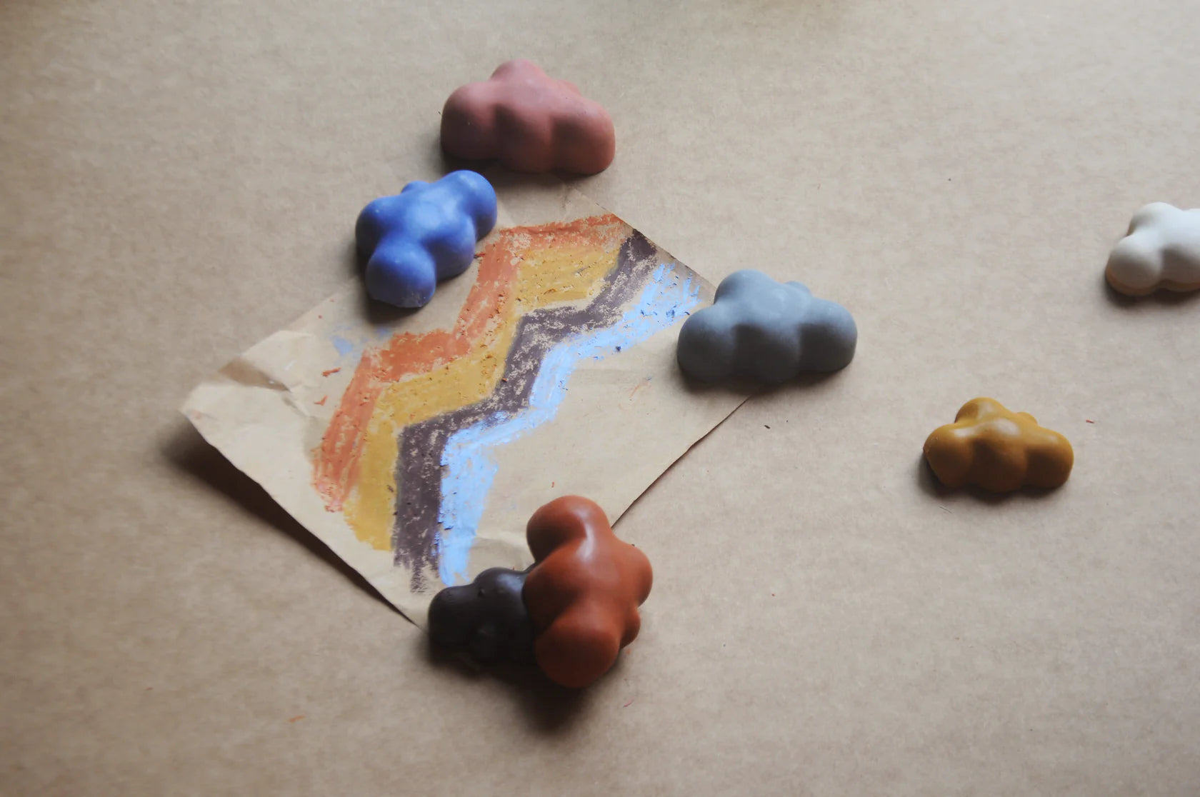 Smilogy - Beeswax Jumbo Cloud Crayons Set of 5