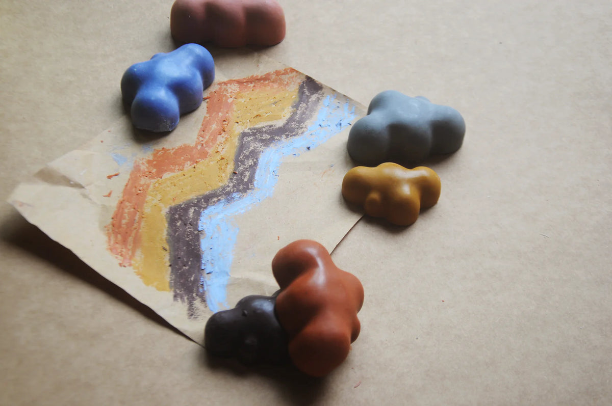 Smilogy - Beeswax Jumbo Cloud Crayons Set of 5