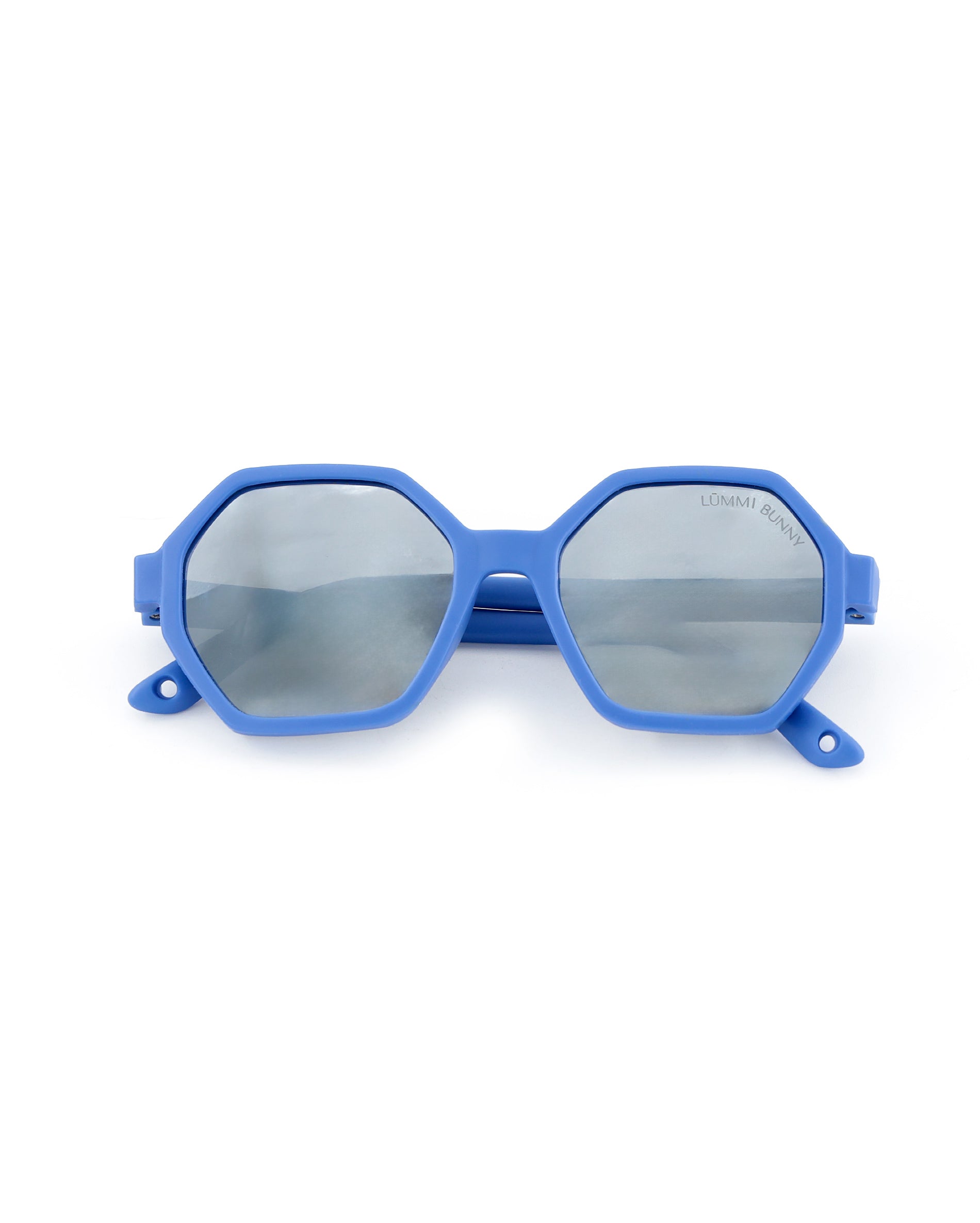 Lummi Bunny - Sunglasses Mirror Hexagon Cornflower Blue